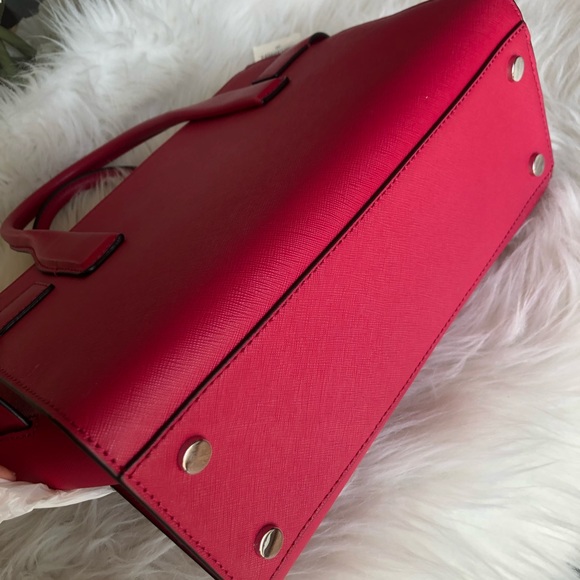 Michael  Kors Raspberry  Small Carmen Satchel - Picture 8 of 9